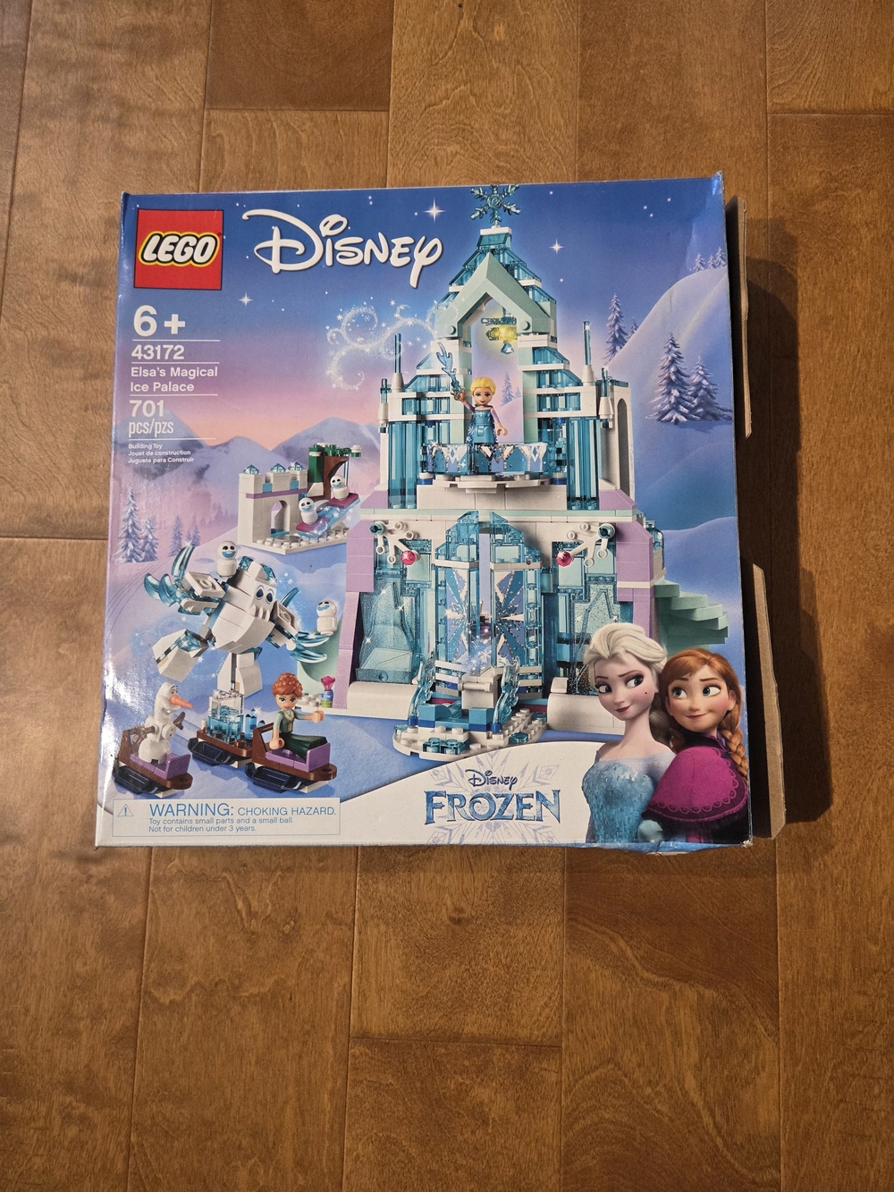 LEGO Disney Frozen Elsa's Magical Ice Palace 43172 Toy Castle Building Kit